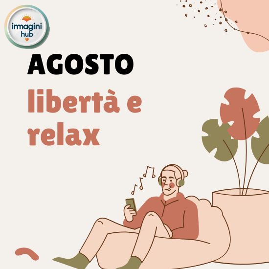 Immagine che evoca libertà e relax, con un paesaggio sereno e persone che si godono la natura.